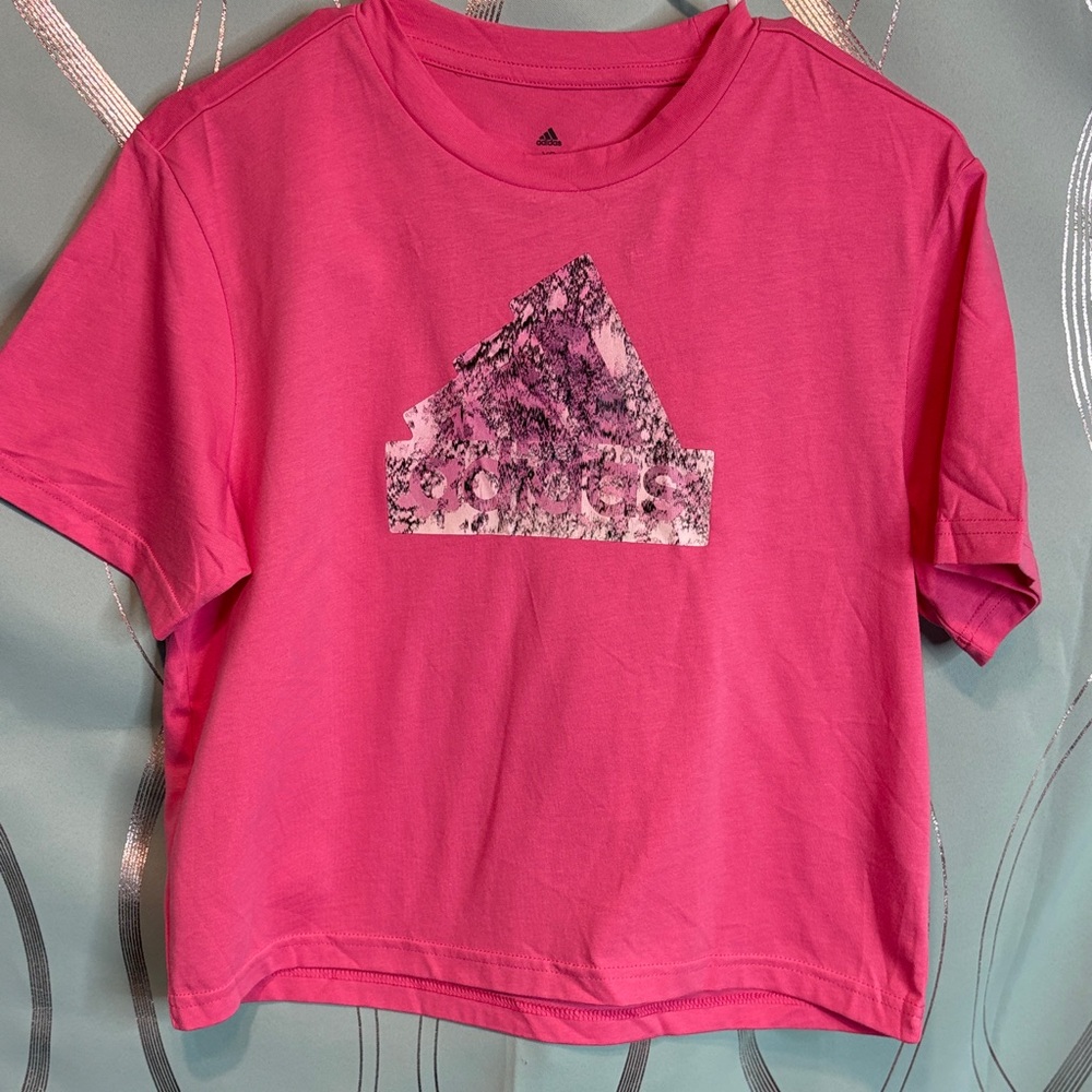Adidas Women’s Pink Logo Tee